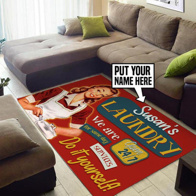 Personalized Laundry Service. Do It Yourself! Rug 05416