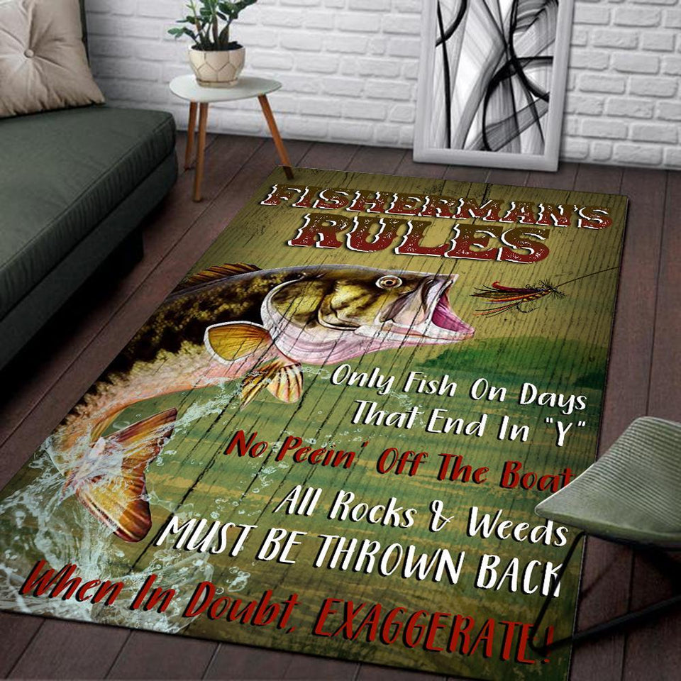 Fisherman's Rules Rug 05911