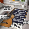 Personalized Piano Lounge Rug 06055