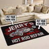Personalized Hot Rod Repair Rug 05348