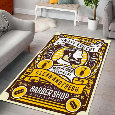 Barber Shop Shave And Cut Rug 06017