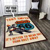 Personalized Route 66 Rug 05472