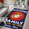 Personalized Us Marine Corps Rug 05278