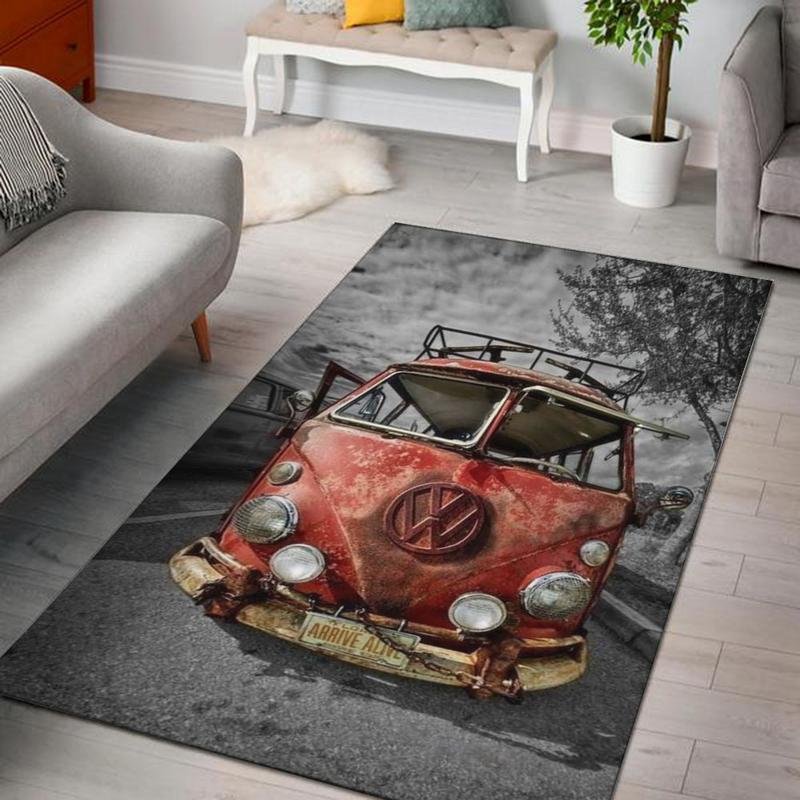 Campervan Rug Volkswagen Camper Van 02770