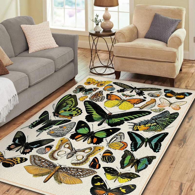 Hippie Butterfly Rug 07126