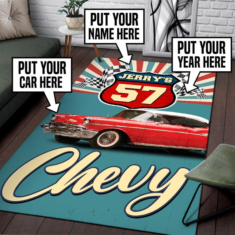 Personalized Chevy Rug 05371