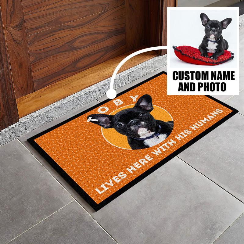 Personalized Dog Pet Door Mat Inside Rug Floor Outdoor Mats Decorations 07362