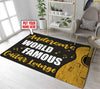 Personalized World Famous Guitar Lounge Rug 05983