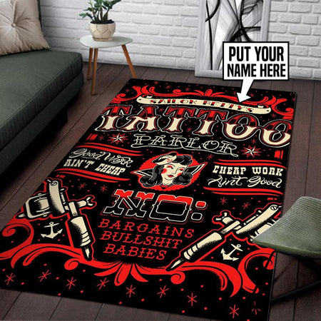 Personalized Tattoo Rug 05889