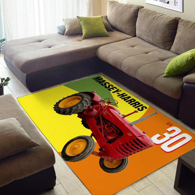 Massey Harris Tractor Rug 05281