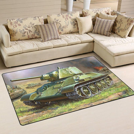 Soviet Rug T34 76 Tank 04969