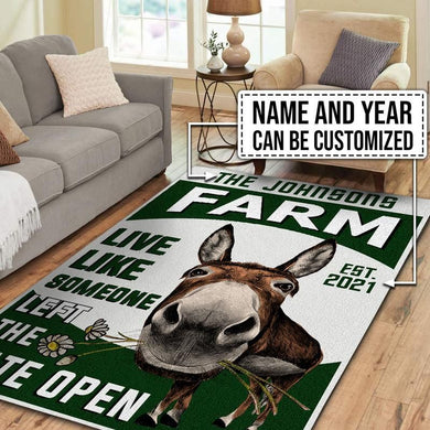 Personalized Farm Rug 07151