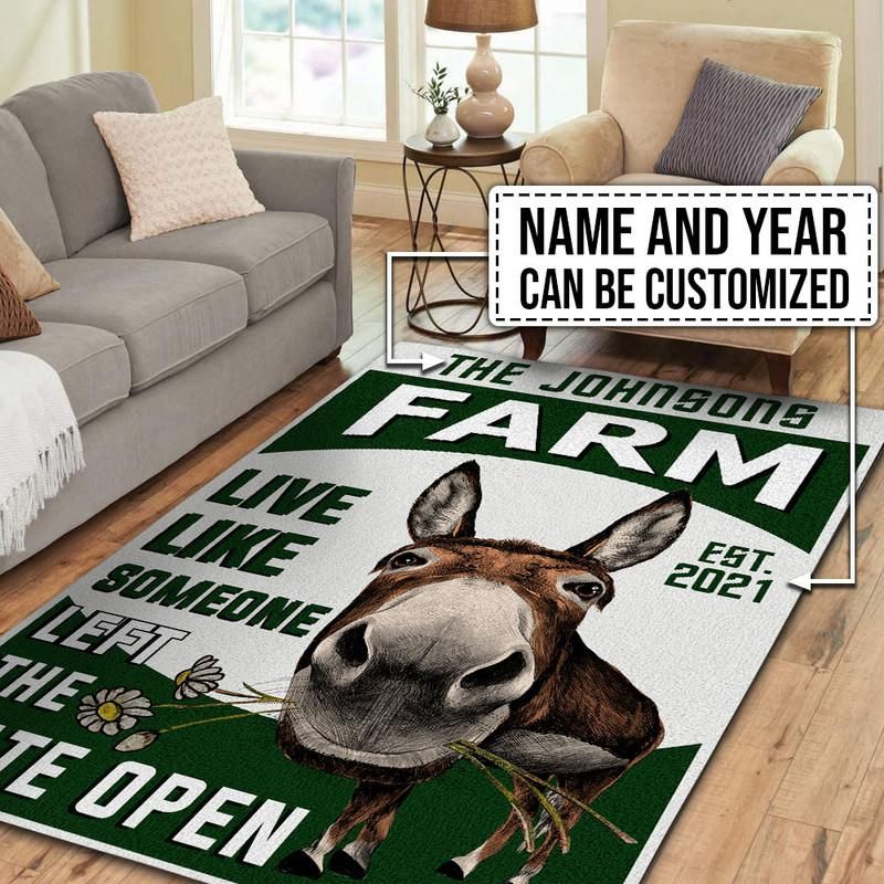 Personalized Farm Rug 07151