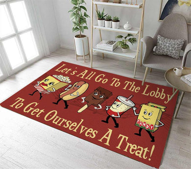 Let's All Go To The Lobby To Get Ourselves Home Thearter Rug 05775