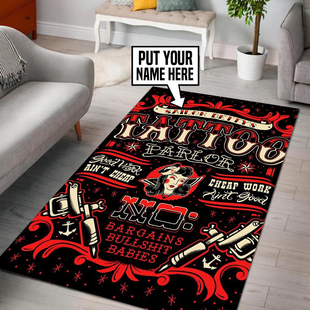 Personalized Tattoo Rug 05889