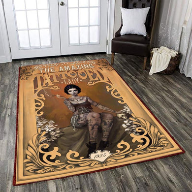 The Amazing Tattoo Lady Rug 06069