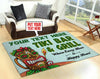 Personalized Tiki Bar And Grill Rug 05622