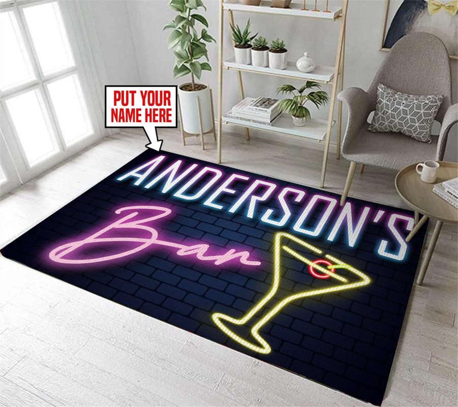 Personalized Bar Rug 06509
