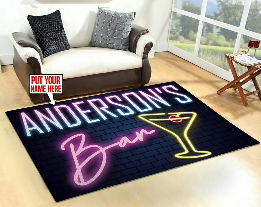 Personalized Bar Rug 06509