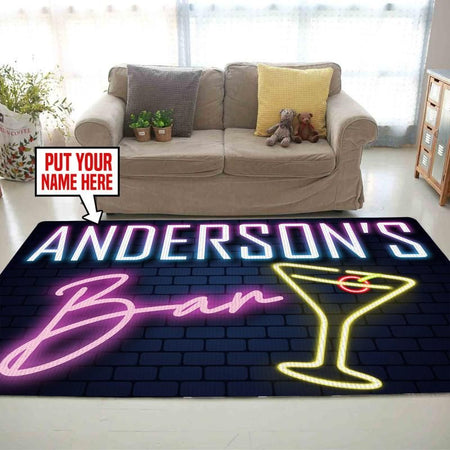 Personalized Bar Rug 06509