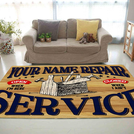 Personalized Repair Service Rug 05929