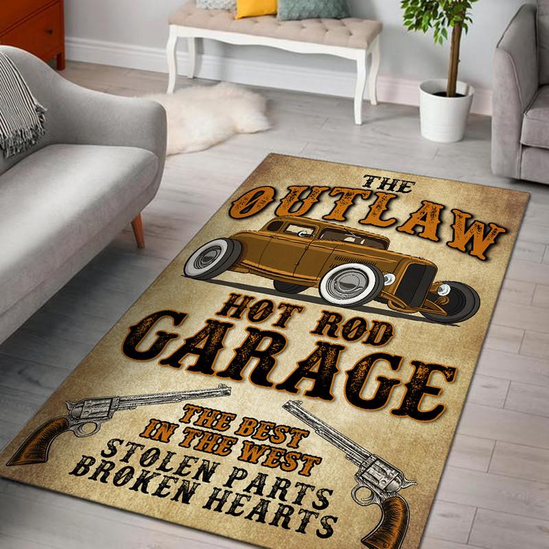 Hot Rod Garage Rug 05415