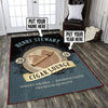 Personalized Cigar Lounge Rug 06255