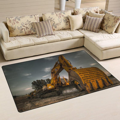 Cat Rug Caterpillar Construction Heavy Equipment 02693