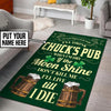 Personalized Irish Pub Rug 06138