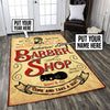 Personalized Barber Shop Rug 06016