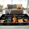 Personalized Whiskey Bar Rug 06703