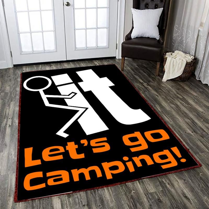 Let's Go Camping Rug 06150