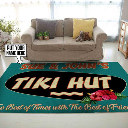 Personalized Tiki Hurt Rug 05582