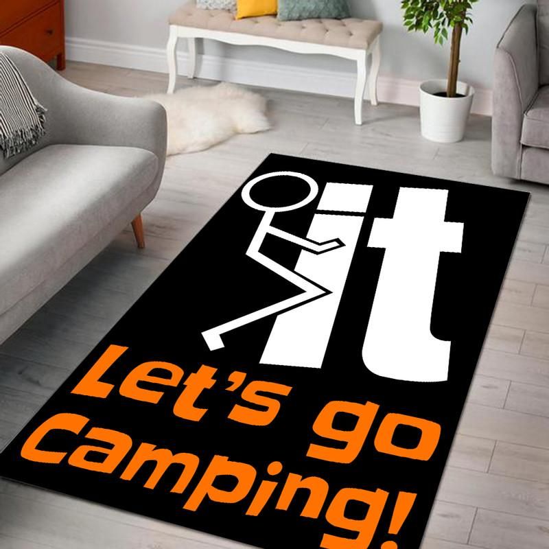 Let's Go Camping Rug 06150