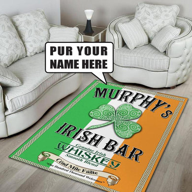 Personalized Irish Bar Rug 06777
