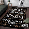 Personalized Racked Whiskey Pool Rug 06066