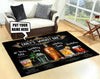 Personalized Whiskey Bar Rug 06703