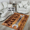 Personalized Garage Workshop Lounge Sanctuary Rug 05531