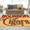 Bourbon And Cigars Rug 05933