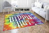 Personalized Hippie Rug 07085