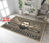 Personalized Barber Shop Rug 05673