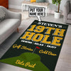 Personalized 19th Hole Golf Bar Man Cave Rug 06286