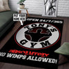 Personalized Gym Room Rug 06411