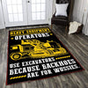 Excavator Operator Rug 05506