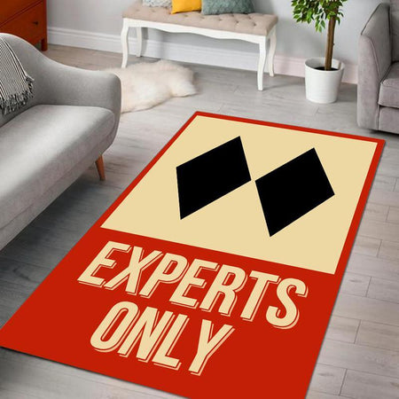 Ski Expert Only Rug 05842