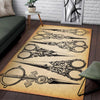 Scissors Barber Shop Decor Rug 06006