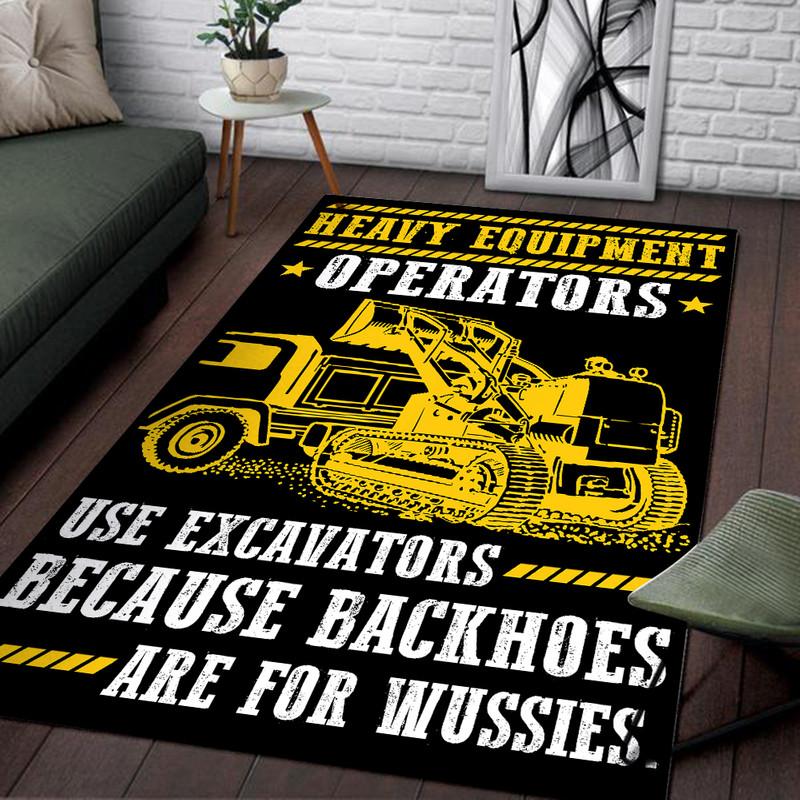 Excavator Operator Rug 05506
