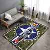 Airplane P 51 Mustang Rug 06979