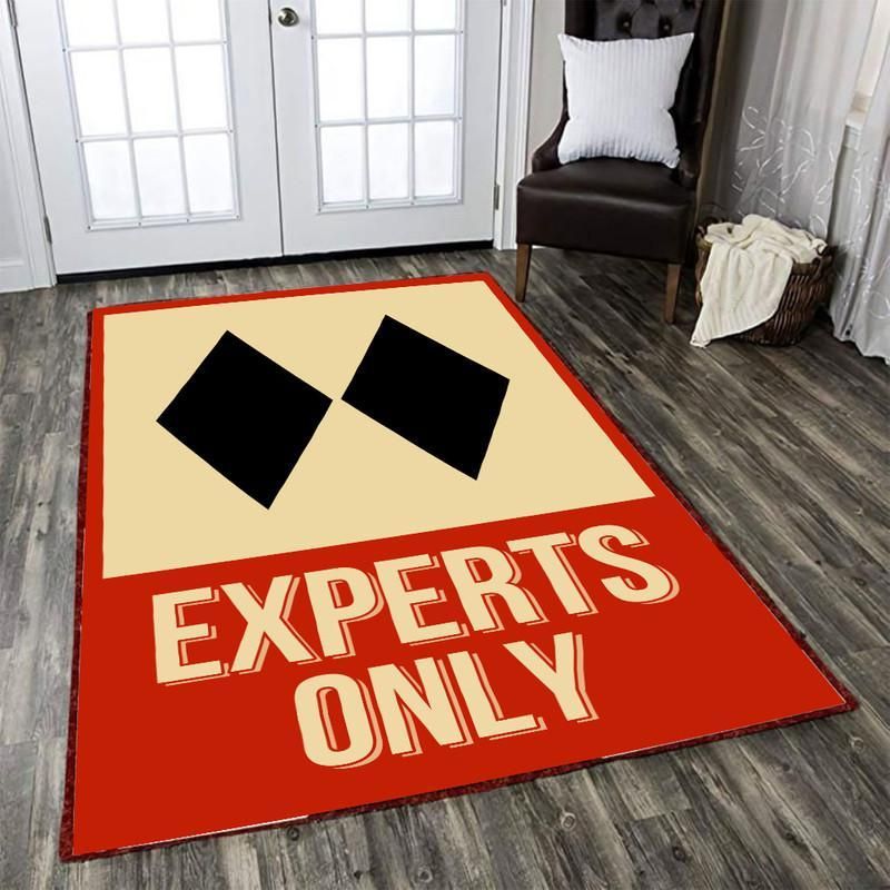 Ski Expert Only Rug 05842