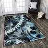 Mechanic Rug Engine Gears Wheels 04099